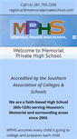 Mobile Screenshot of memorialprivateschool.com